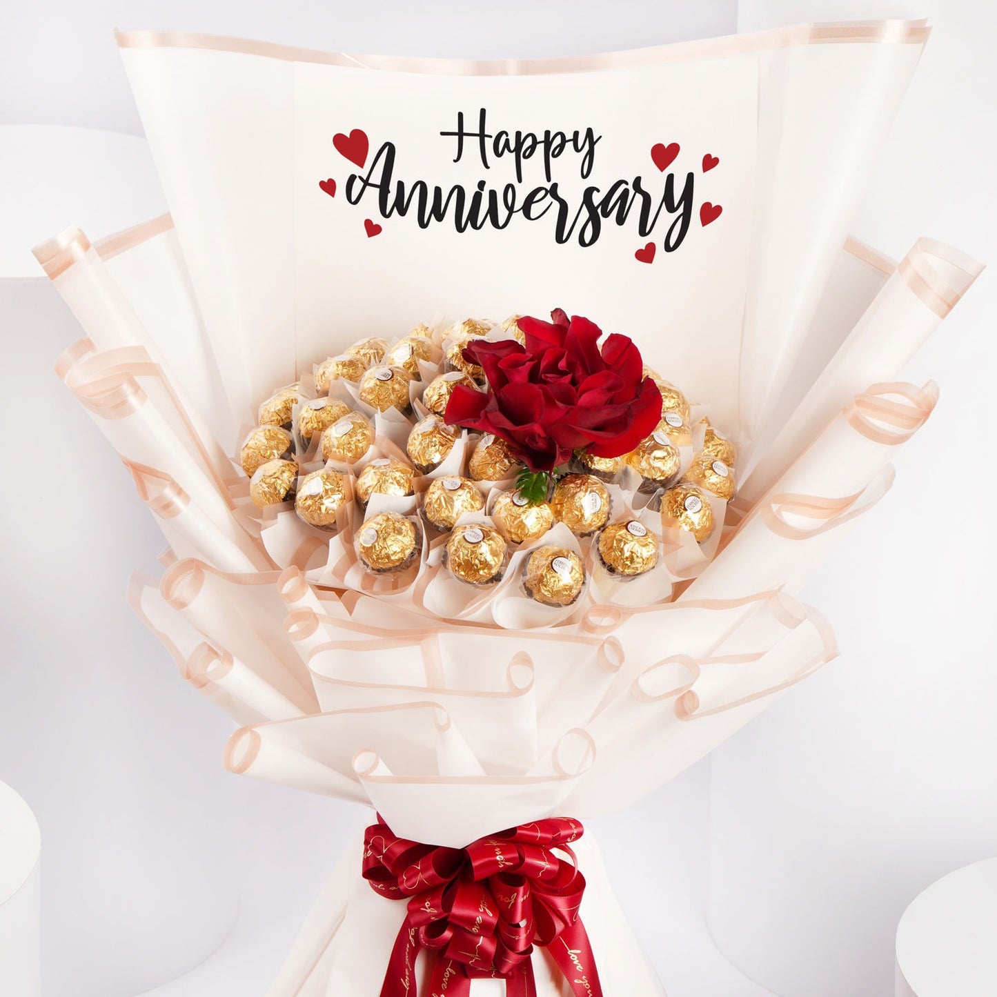 Happy Anniversary Rocher Bouquet