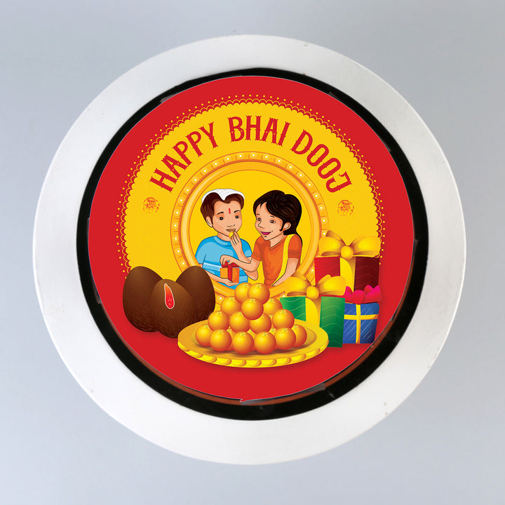 كيكة شوكولاتة نصف كيلو لذيذة لعيد بهائي دوج - مثالية للاحتفالات