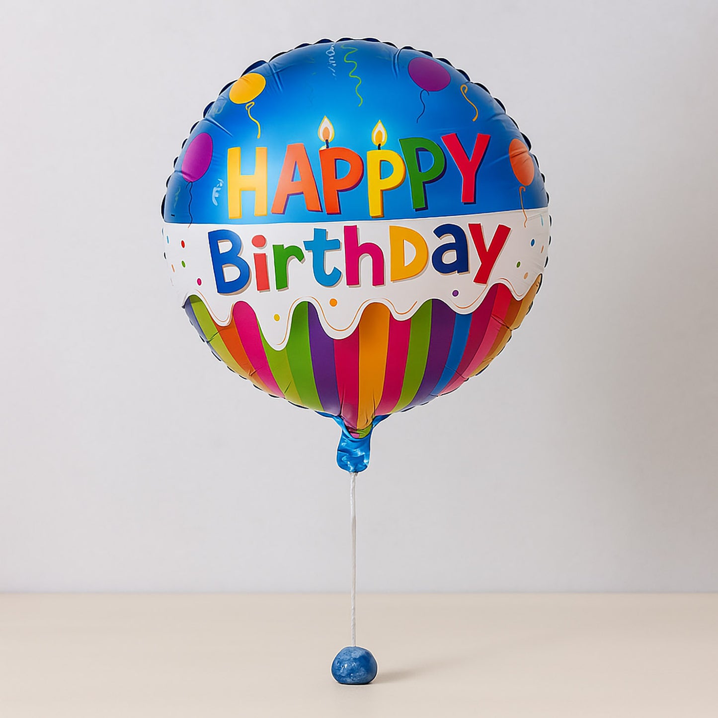 Vibrant Happy Birthday Foil Balloon - Perfect Party Decoration