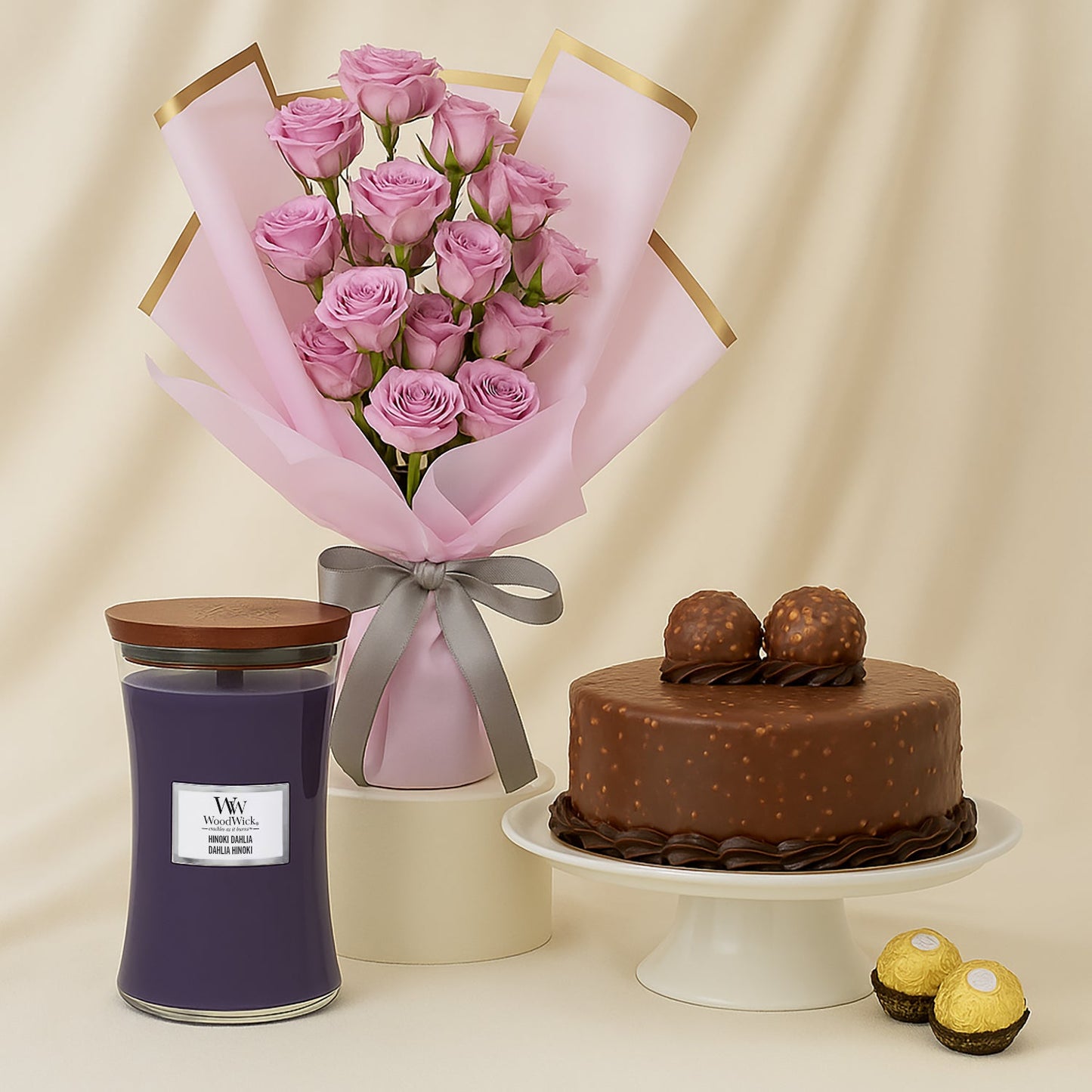 Hinoki Dahlia – Luxurious Velvet Evening Gift Set