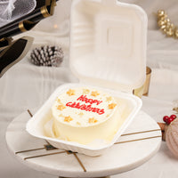 باقة العطلات الاحتفالية وكعكة بنتو بالشوكولاتة