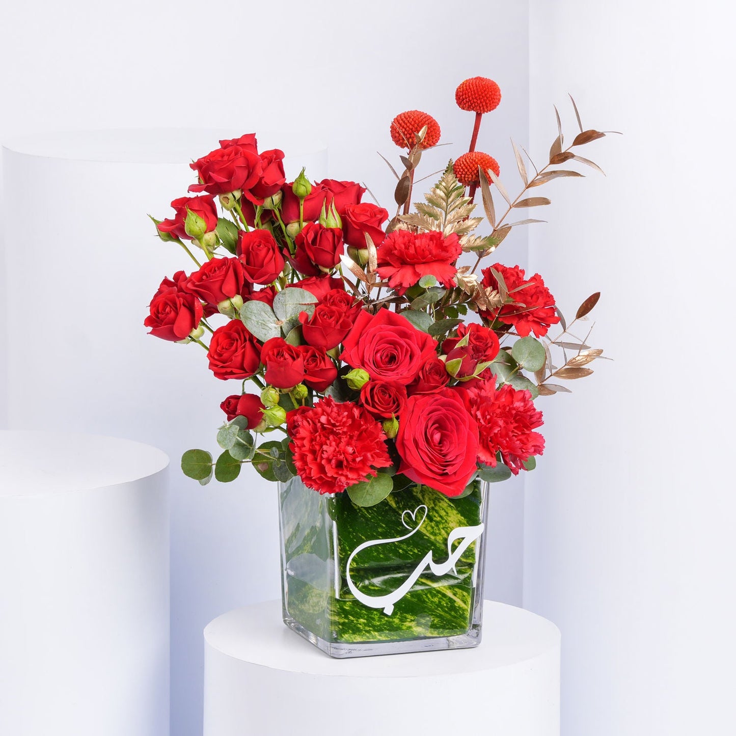 Romantic Floral Symphony Basket