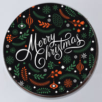 Festive Merry Christmas Pineapple Chocolate Photo Cake - Half Kg Delight