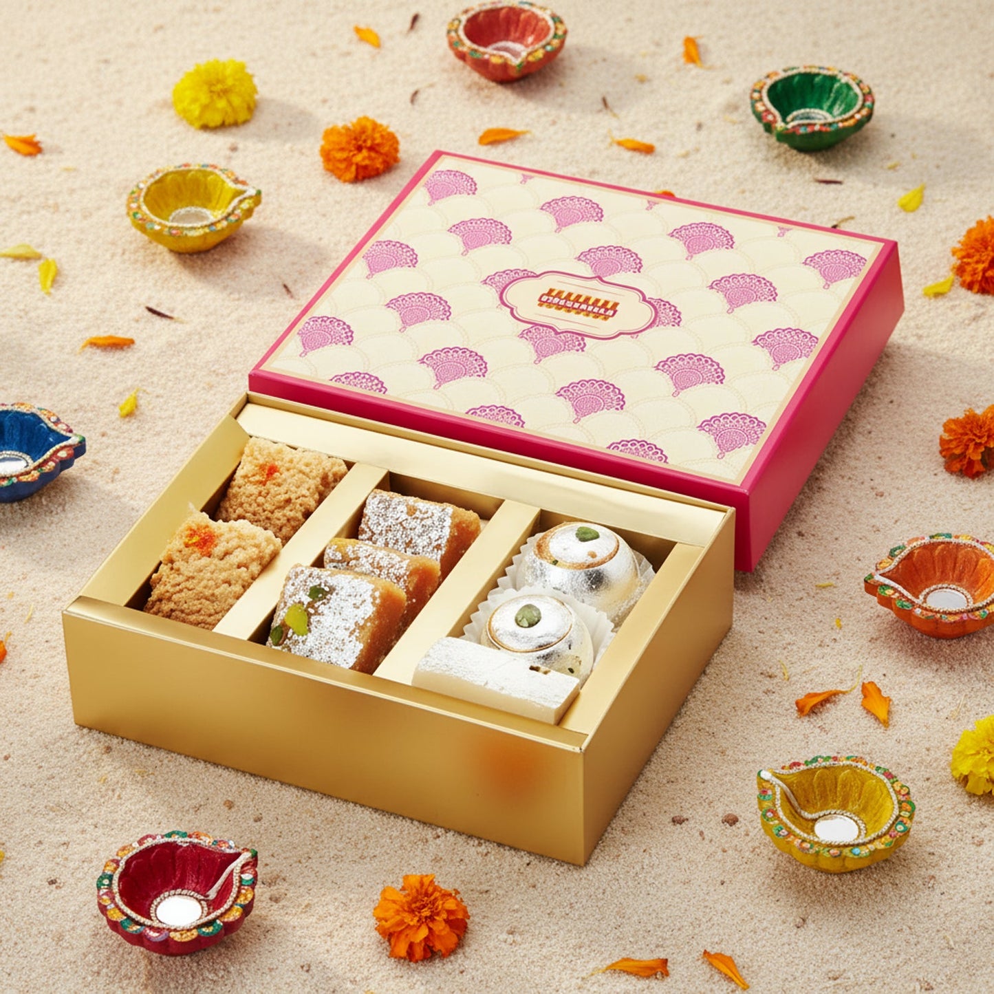 Moong & Khoya Festive Burfi