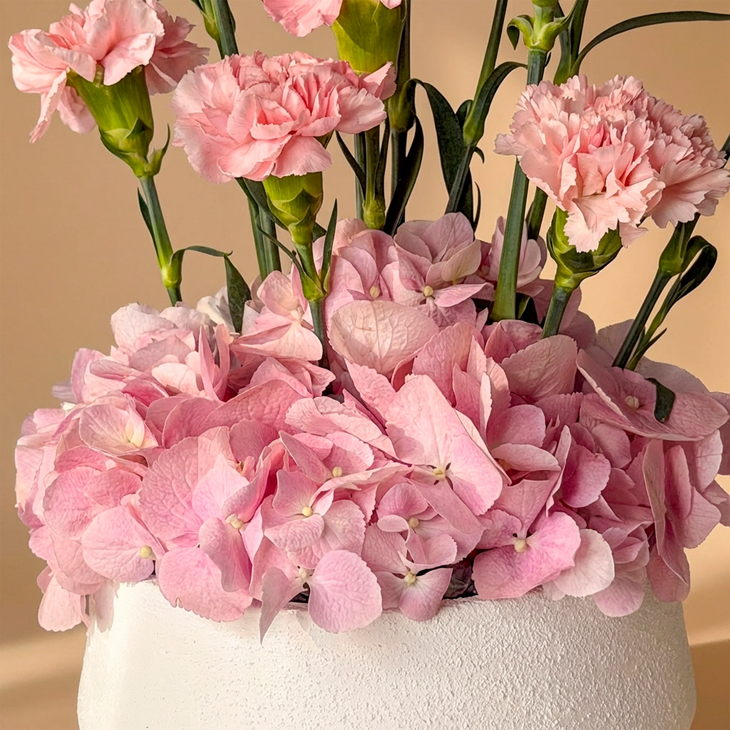 Elegant Mother's Blush Garden Arrangement