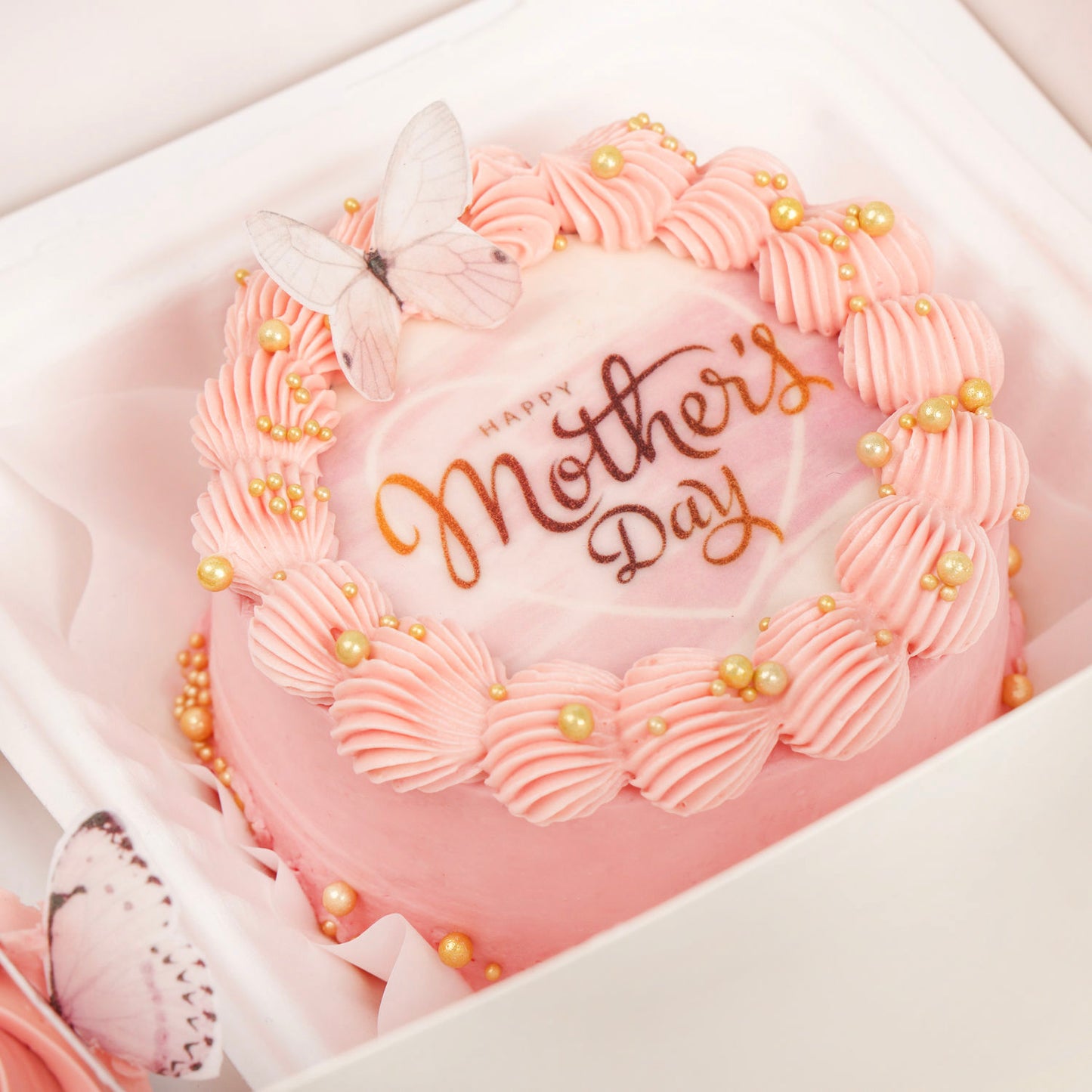 Delightful Mother's Day Bento Cake and Cupcakes Box - Perfect Gift Set