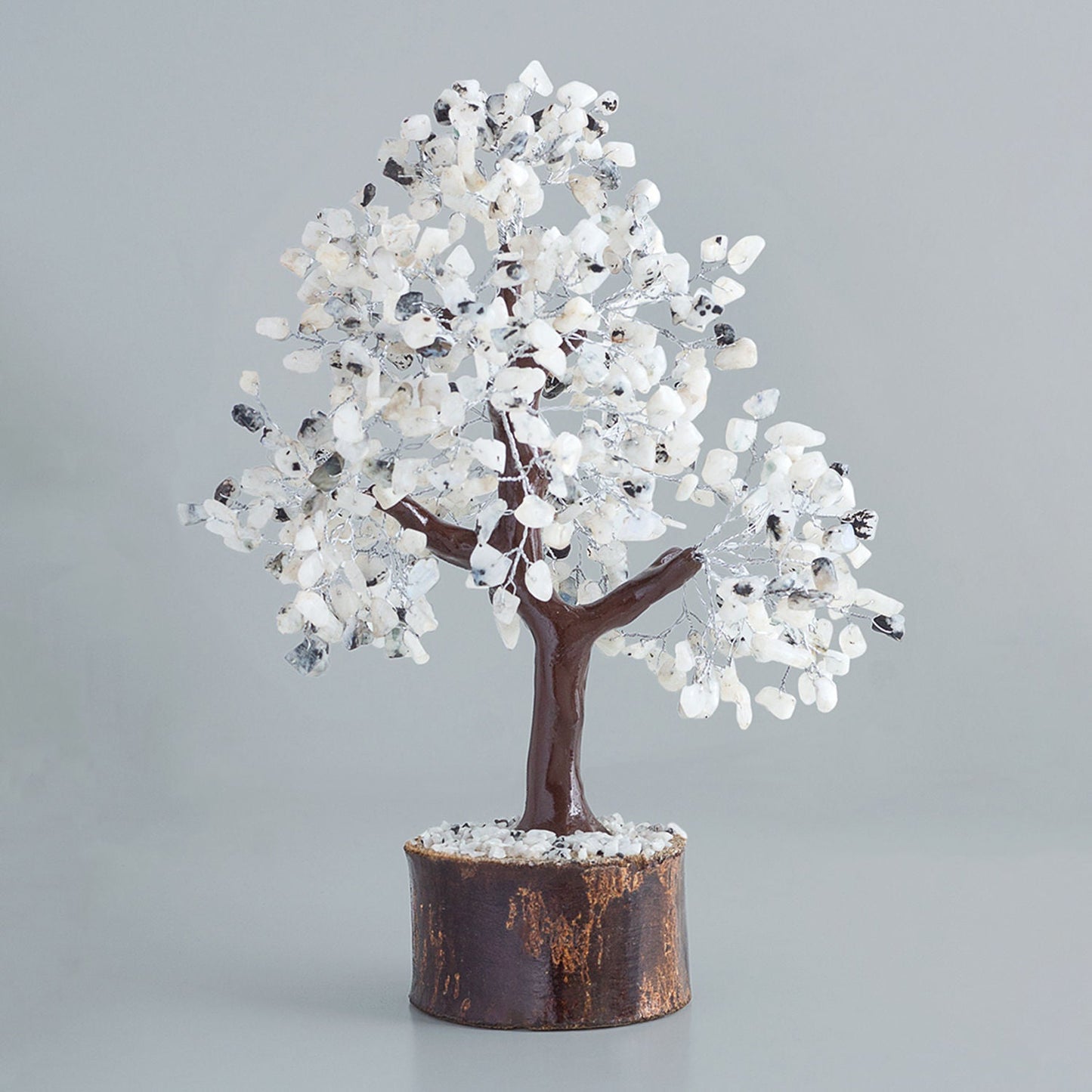 شجرة الأمنيات الحجرية المتعددة الألوان لديكور المنزل