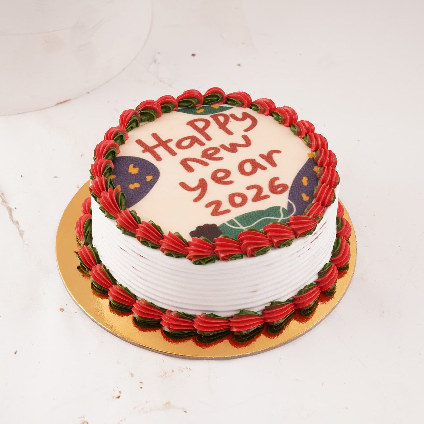 Festive New Year Celebration Cake 2026 - Delicious & Decorative