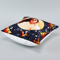 وسادة عيد الميلاد المخصصة مع صورة شخصية - ديكور احتفالي دافئ