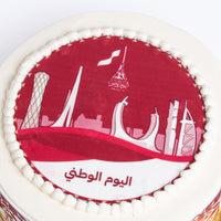 احتفل باليوم الوطني القطري مع كعكة شوكولاتة فاخرة