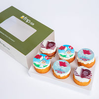 احتفل باليوم الوطني القطري مع كب كيك فانيليا لذيذ