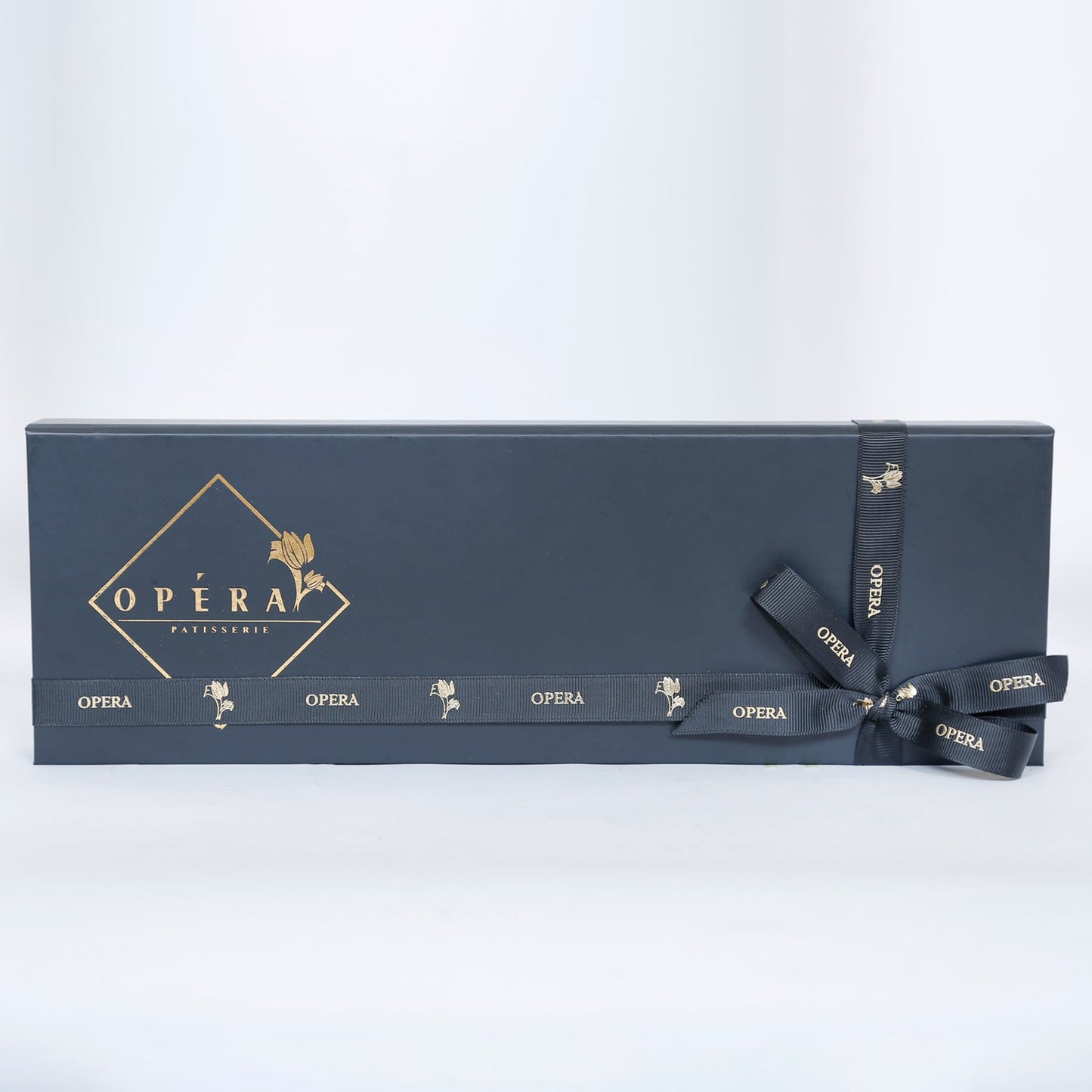 Luxurious Black Chocolate Box by Opera Patisserie | 16 Gourmet Pieces
