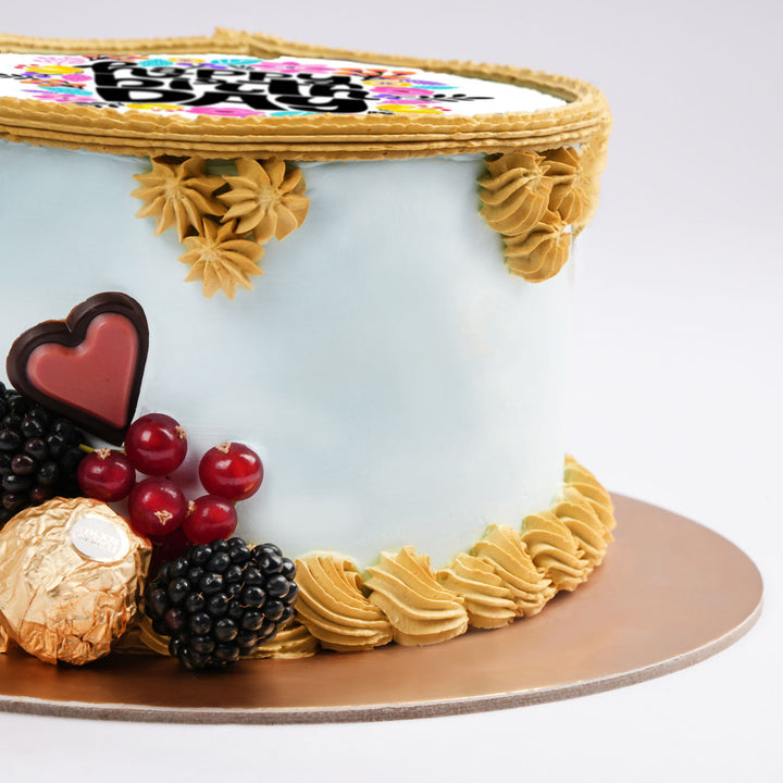 كيكة عيد ميلاد بالشوكولاتة – سيمفونية مبهجة