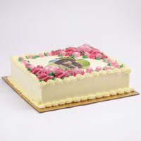 Scarlet Dream Photo Cake - Personalized