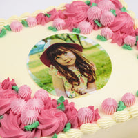 Scarlet Dream Photo Cake - Personalized