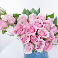 Serene Aroma Oasis Set: Luxurious Incense Burner with Purple Spray Roses