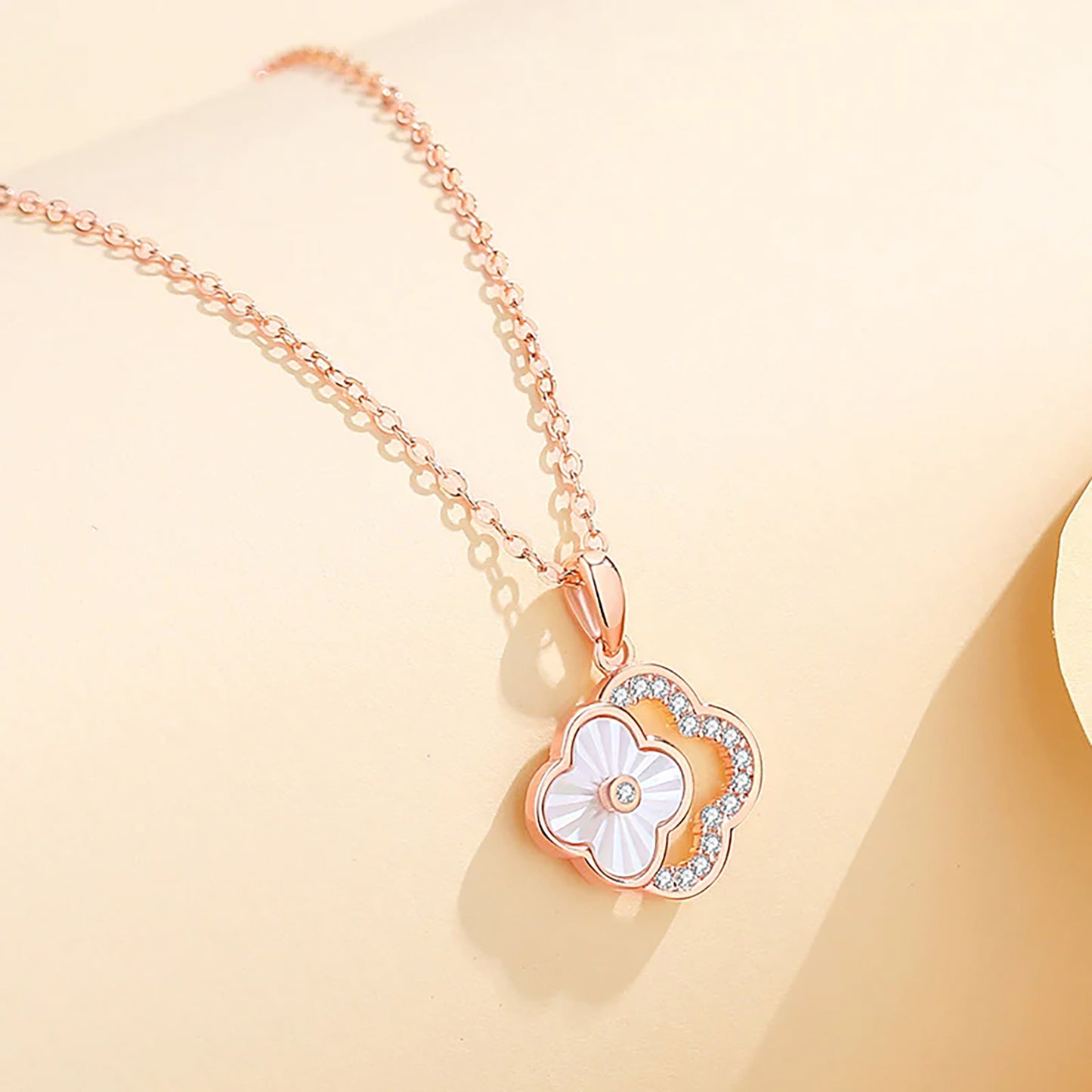 Signature Jewelry Rose Blossom Pendant Necklace