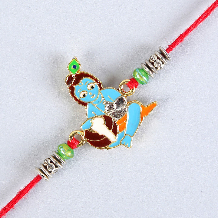 Sneh Bal Krishna Kids Rakhi & Kinder Joy Pack