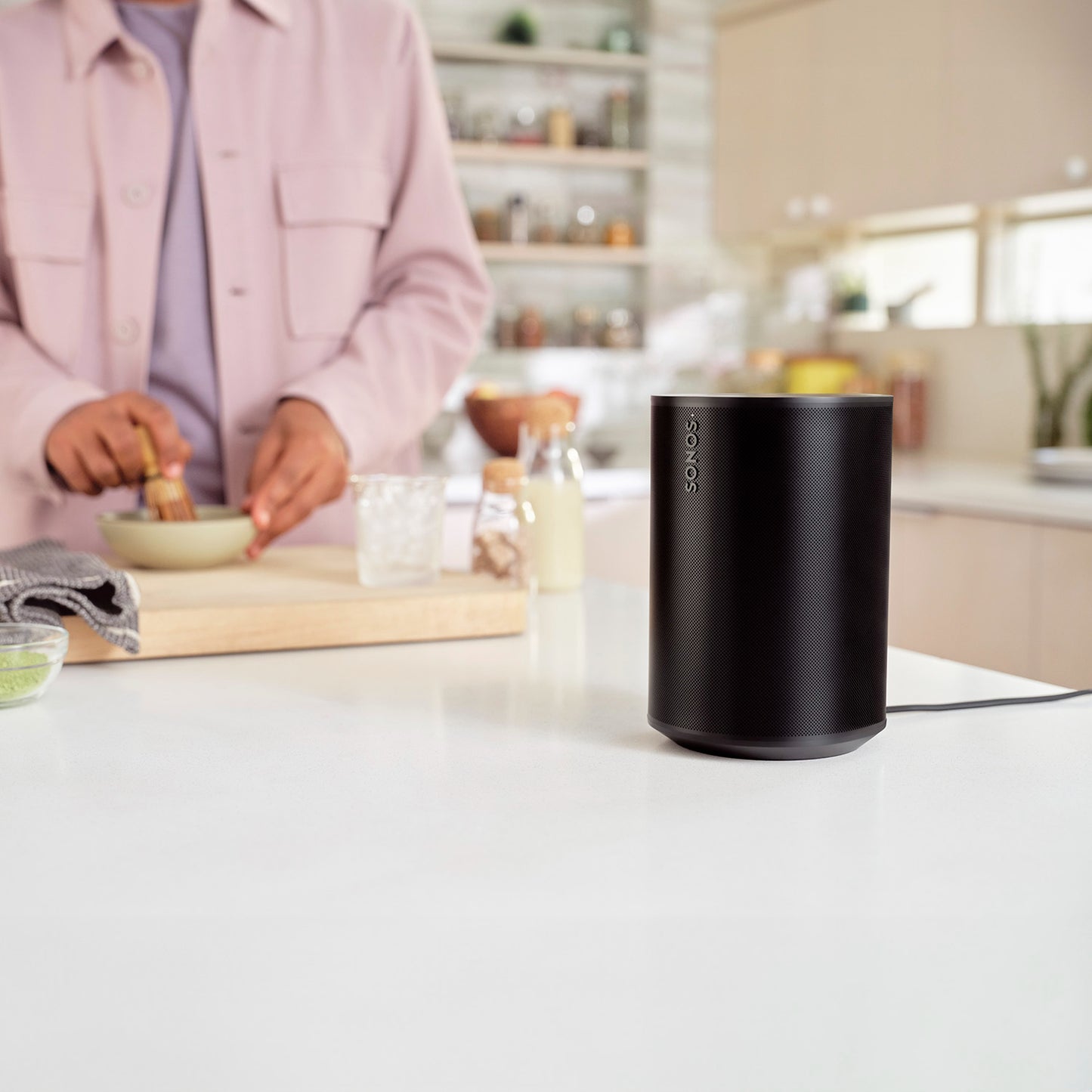 Sonos Era 100 Wi-Fi & Bluetooth Home Speaker โ Black