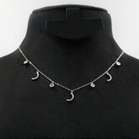 قلادة أنيقة من الفضة الإسترليني بحرف 'ر' العربي