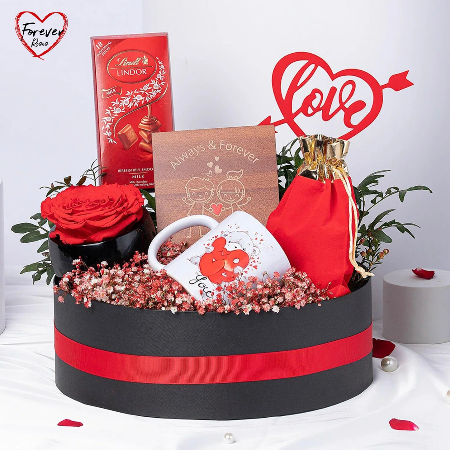 Sweet Embrace Valentine Hamper - A Romantic Gift of Love