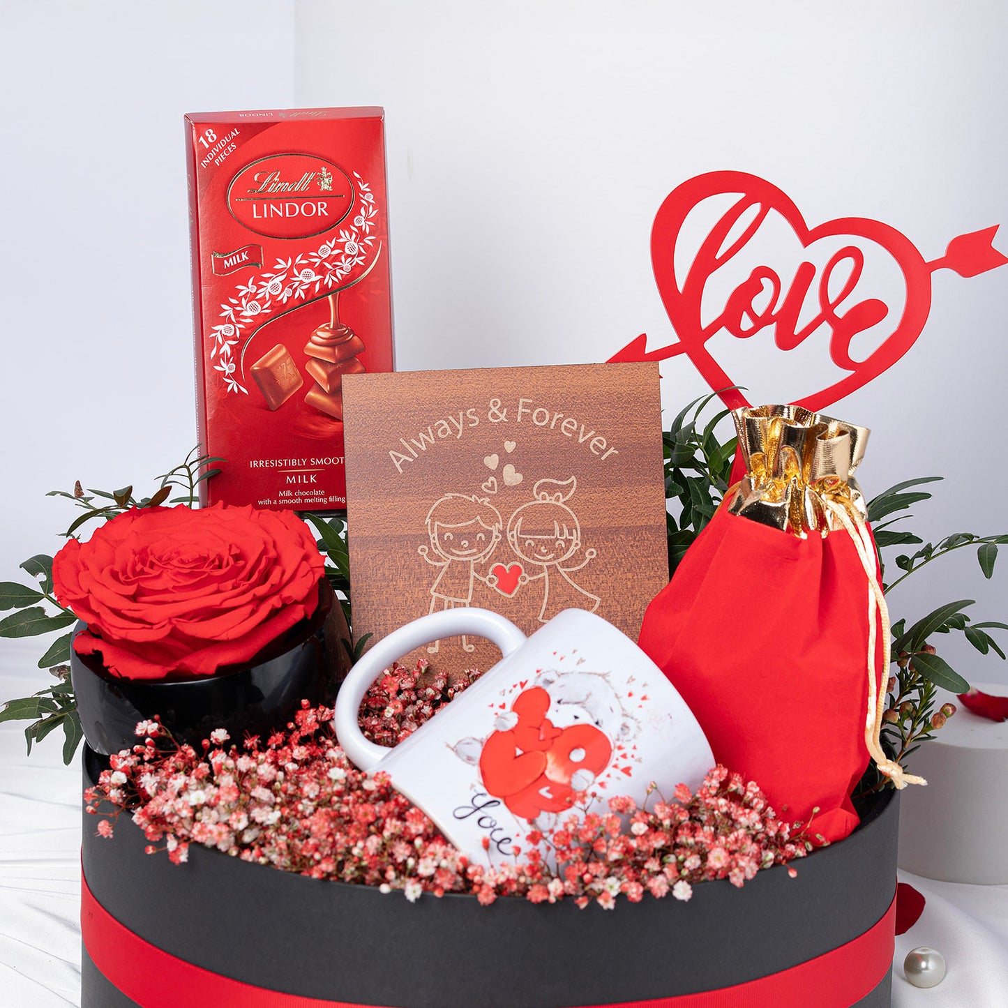 Sweet Embrace Valentine Hamper - A Romantic Gift of Love