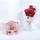 Sweet Romance Gift Set | Red Rose Bouquet with Pink Heartbeat Box