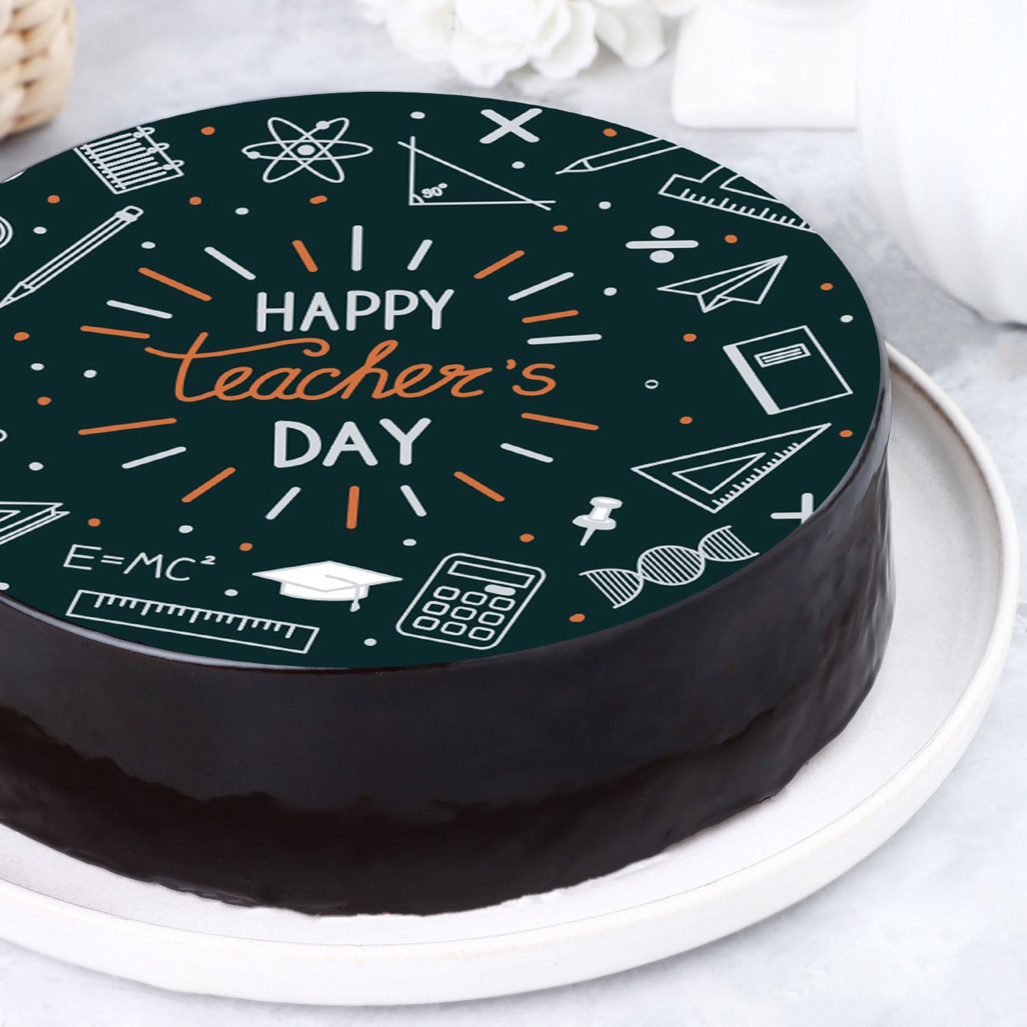Delightful Teacher's Day Chocolate Joy Cake
