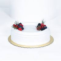 كيك الفانيليا ديلايت مع التوت الطازج | كيك كريمي 1 كجم