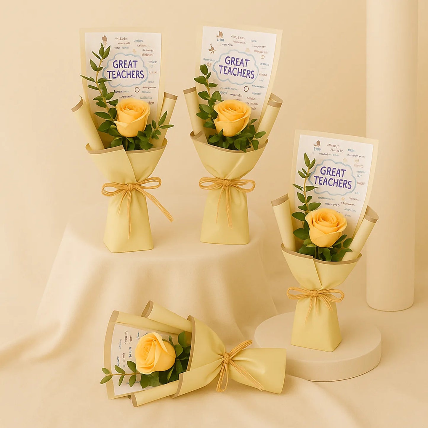 Whispers of Thanks for Teacher's Day | Set of 4