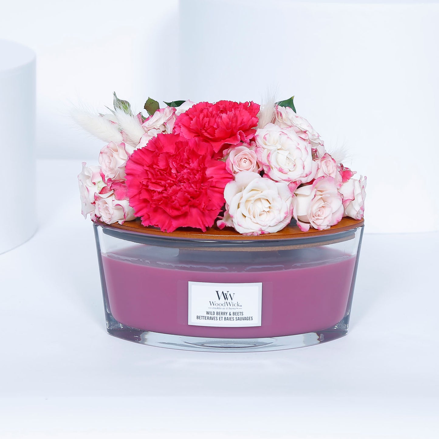 Experience the Elegance of WoodWick Ellipse Candle - Wild Berry & Beets Scented