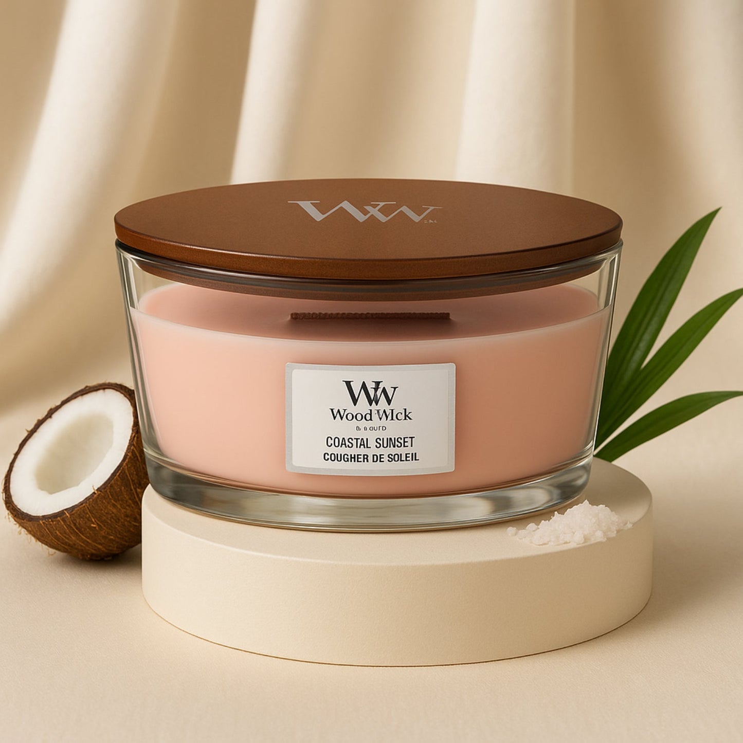 شمعة وودويك البيضاوية - عطر غروب الساحل