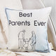 Best Parents Ever Cushion - Perfect Gift for Mom and Dad
