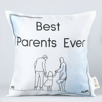 Best Parents Ever Cushion - Perfect Gift for Mom and Dad