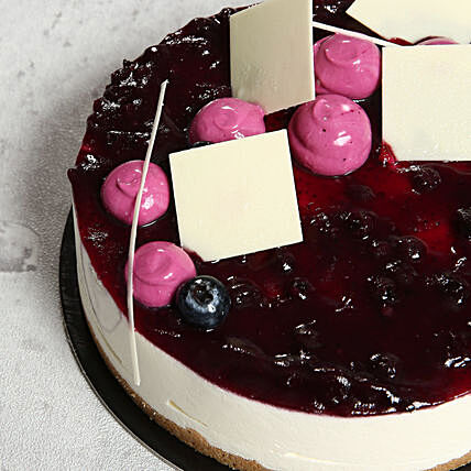 Delicious 1 Kg Blueberry Cheesecake - Perfect for Any Celebration