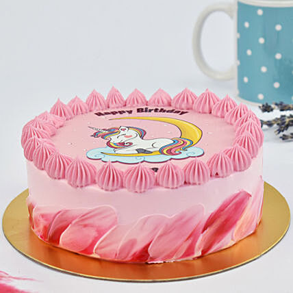 Enchanting Unicorn Birthday Cake - Perfect Red Velvet Delight