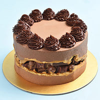 كيكة لوكس شوكو الاحتفالية - تحفة الشوكولاتة المصممة الفاخرة