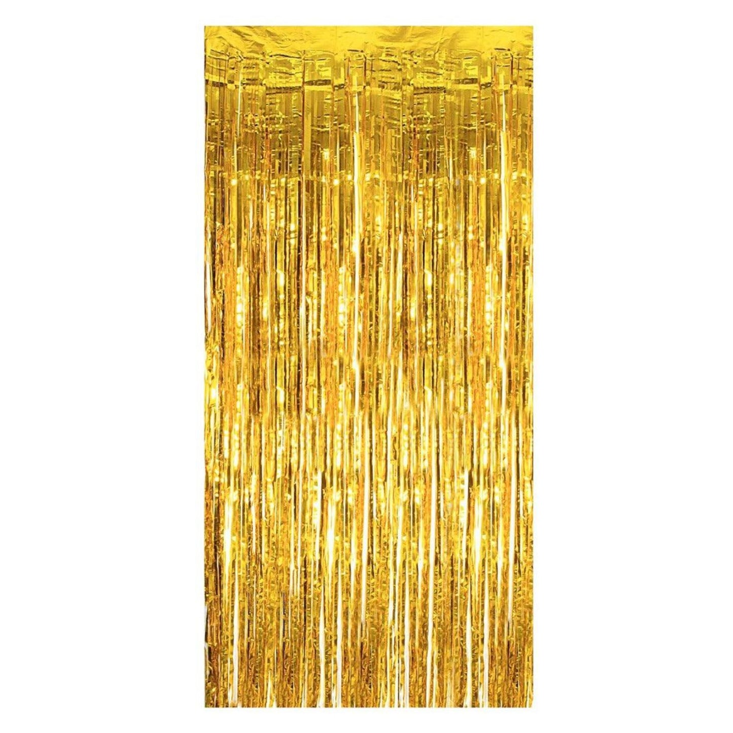 Luxury Golden Foil Fringe Curtain - Perfect for Parties and Events