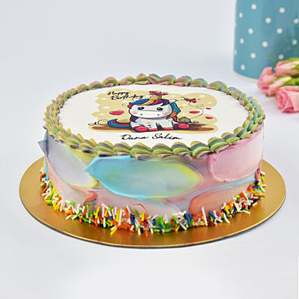 Magical Unicorn Birthday Cake - Chocolate Delight