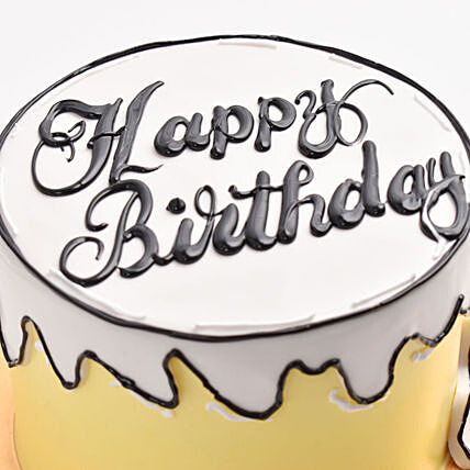 كيكة عيد ميلاد فنية بالشوكولاتة - احتفال حلو