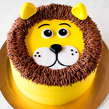 Lion King Themed Chocolate Designer Cake - Perfect for Celebrations