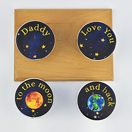 Out of This World Father's Day Cupcakes - Red Velvet Delight