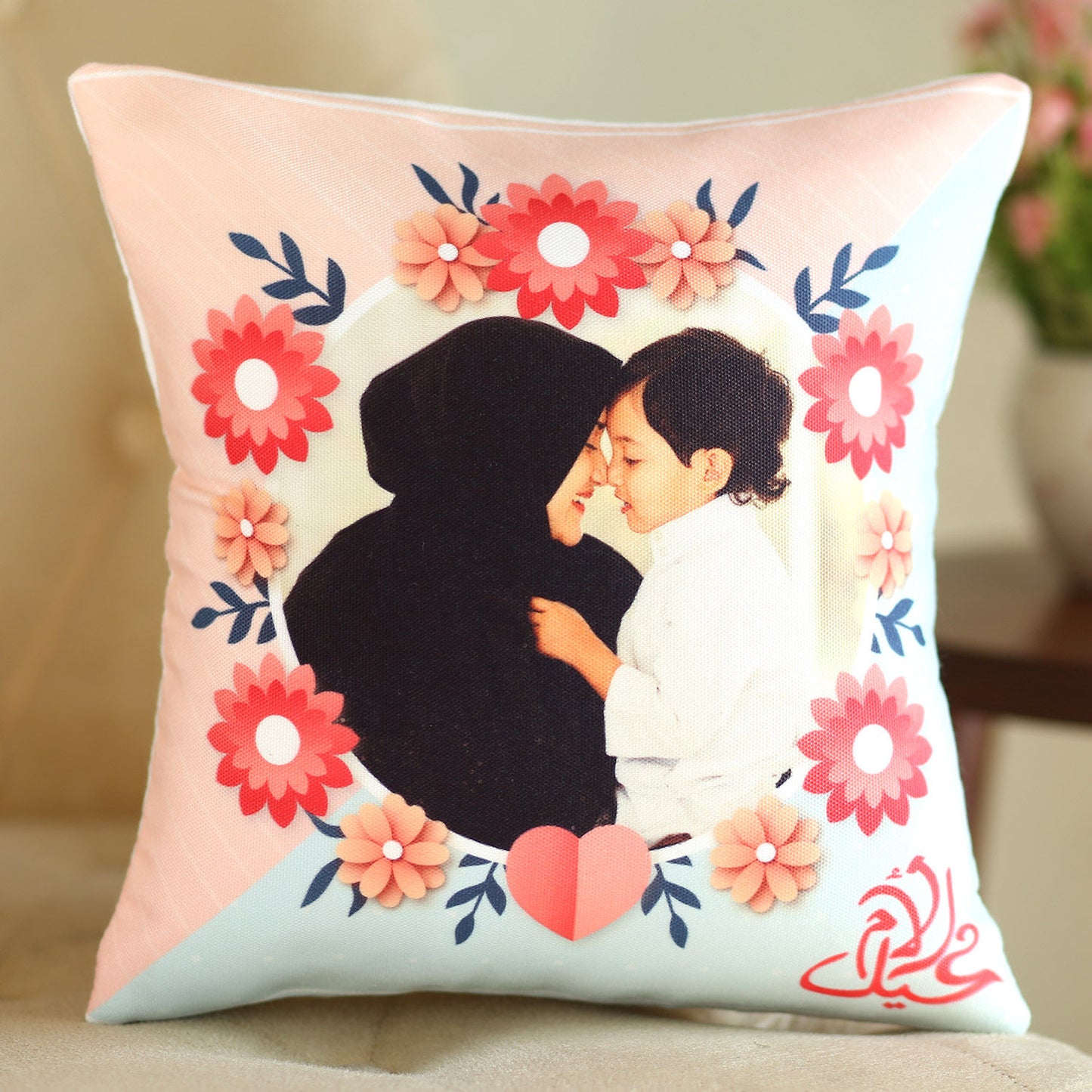 Cherished Mom Personalized Cushion - A Heartfelt Mother's Day Gift