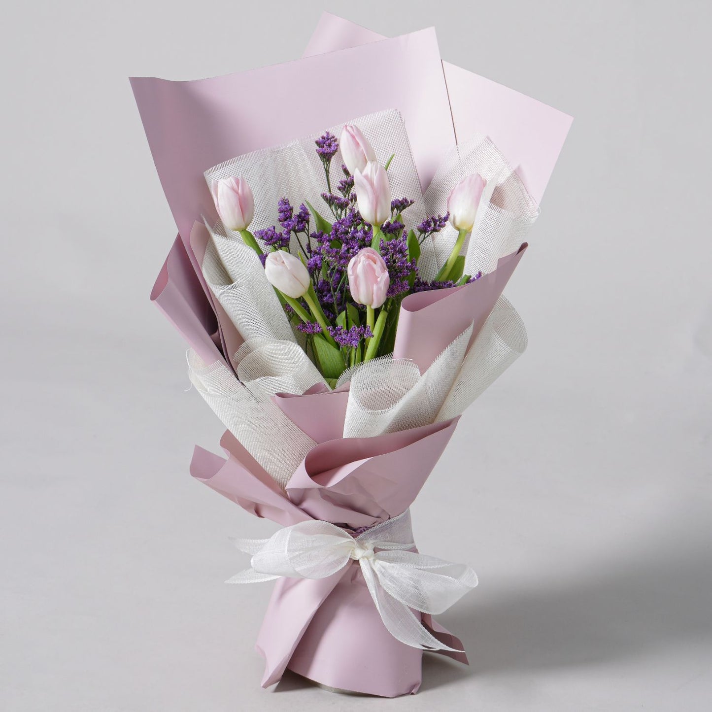 Pastel Pretty Blooms Bouquet - A Serene Floral Masterpiece