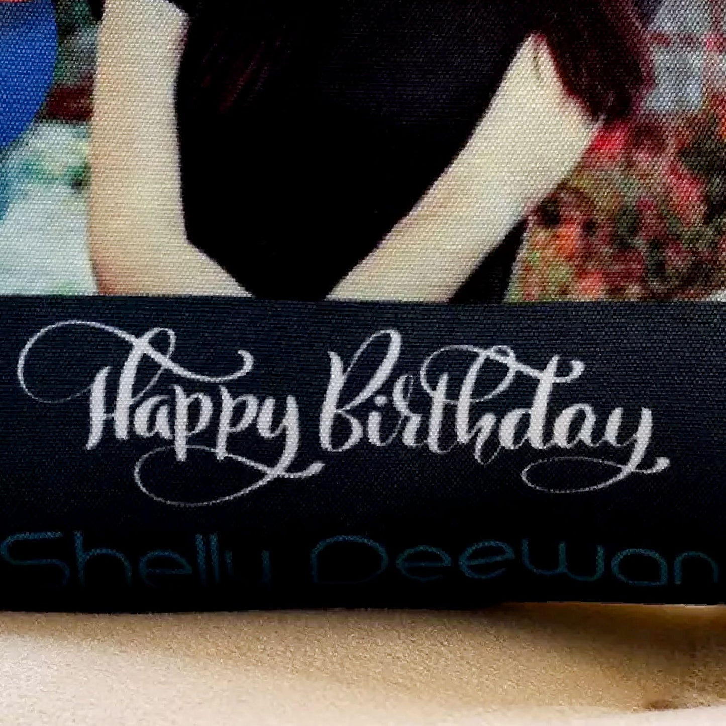 Customizable Birthday Balloons Cushion - Perfect Personalized Gift