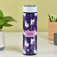 زجاجة مصممة بشخصية مع تصميم وحيد القرن - 500 مل من الفولاذ المقاوم للصدأ