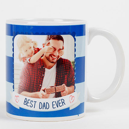 Customizable Ceramic Mug - Best Dad Ever Gift