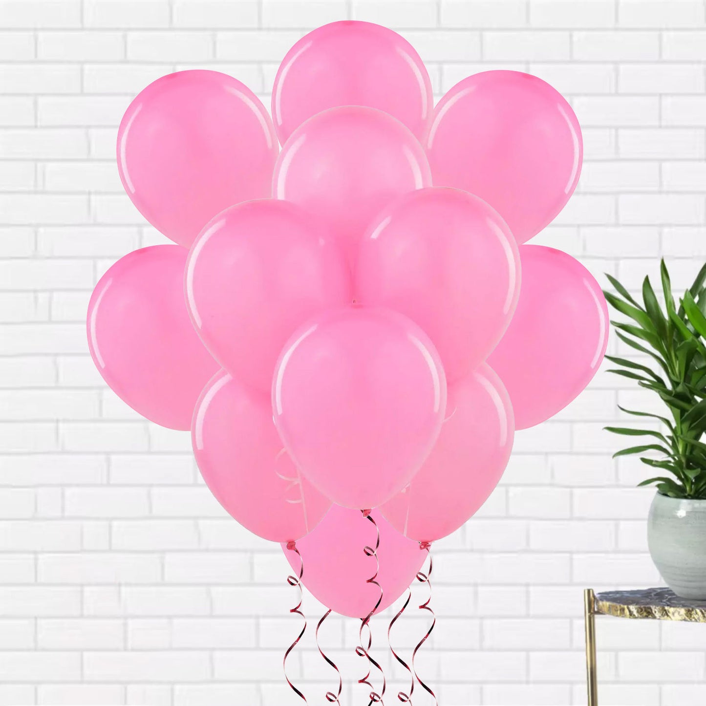 Vibrant Pink Helium Balloons - Perfect for Celebrations