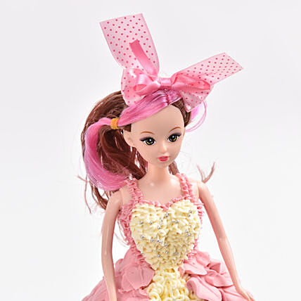 Delightful Barbie Princess Chocolate Cake - Perfect for Celebrations