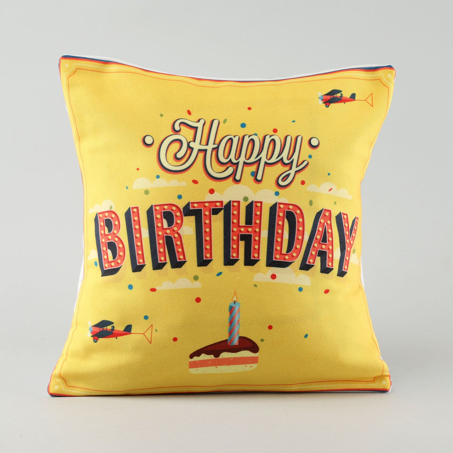Personalized Happy Birthday Mug and Cushion Gift Set